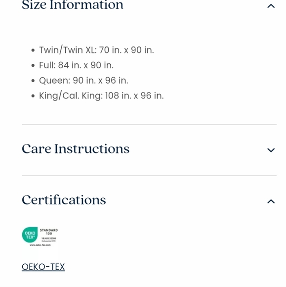 The Company Store Duvet - full size - teal blue - Picture 8 of 8